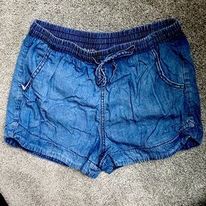 Universal Thread denim drawstring shorts